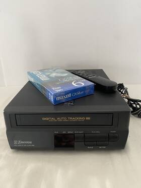 Emerson Vp682 Vhs Player With Remote Working Tested Sealed Tape Ac/dc Operation