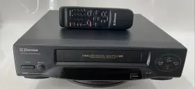 Gc-5403 Emerson Vr4450 Vcr Video Cassette Recorder With Remote Tested