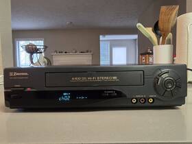 Emerson Vr4546 Vcr Video Cassette Recorder Working
