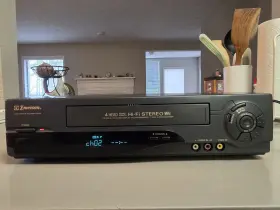 Vr4546 Emerson Vcr Video Cassette Recorder Working