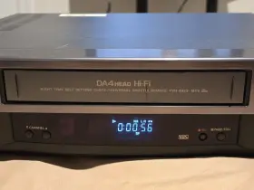 4923 Fisher Fvh 4 Head Hi-fi Vcr With Remote. Tested Great Shape