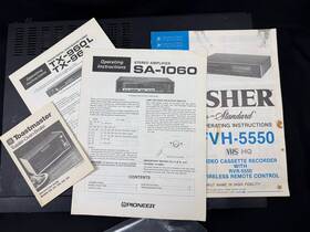 Fisher Fa-1060 Vtg 80s Video Cassette Recorder Studio Vcr No Remote Works