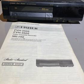 Fisher Fvh-4502 Stereo Video Cassette Recorder. Turns On But Thats It