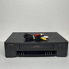 Fisher Fvh-4511 Vcr Vhs 4 Head Player With Cables Tested And Working