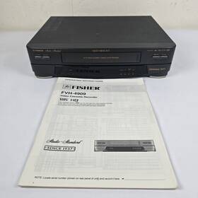 Fisher Fvh-4909 Studio Standard Vhs Player-no Remote-tested Works