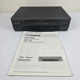 Fvh-4909 Fisher Studio Standard Vhs Player-no Remote-tested Works