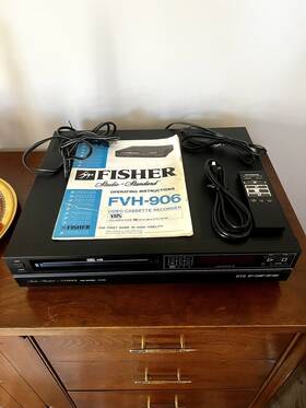 Fisher Fvh-906 Vhs Video Cassette Recorder