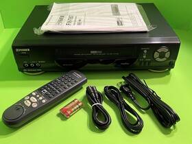 Fisher Fvh-t657 New Da 4 Head Vcr Vhs Video Cassette With Remote And Manual