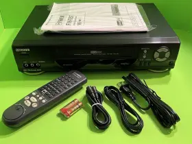 Fvh-t657 Fisher New Da 4 Head Vcr Vhs Video Cassette With Remote And Manual