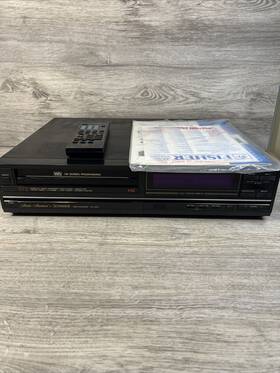 Fisher Rvr-5200 Fvh-4200 Hi-fi Vcr Stereo Video Recorder With Manual And Remote Parts/repair