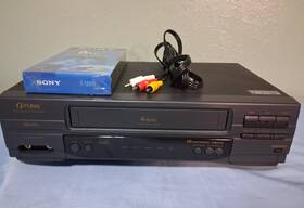 Funai F2840m Vhs Player/recorder #f2840m With Av Cables Ans Recordable Tape