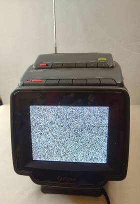 Funai Fc5tr1 Rare 1994 8 Mm Video Cassette Recorder Parts Dc 12-18v 22w 6 Inch 4