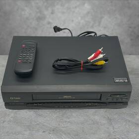 Funai Fe226e Vcr Vhs 4 Head Video Cassette Tape Player Recorder With Remote