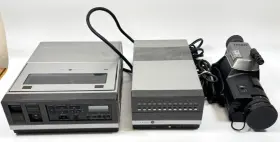 1cvd5021x Ge Vintage Rare General Electric Video Camera And Cassette Recorder 2 Pc Untested