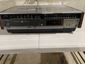 Ge 1vcr2018 Top Load Vhs Player For Parts Or Repair With Replacement Belt Set