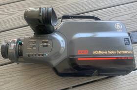 Ge Ge-cg-9910 Vintage General Electric Camcorder Video Camera Vhs Cg9910 Incase Attachments