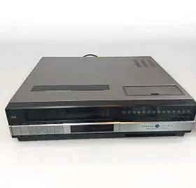 Vcr0005w Ge Model 1 Vintage Top Loading Vhs Vcr Tested Working