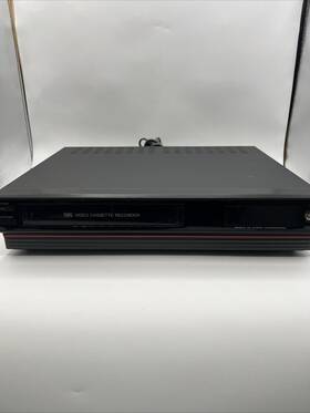 Ge Vg2007 Vhs Video Cassette Recorder Hq Model Tested Working No Remote