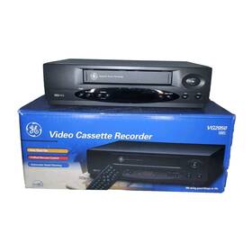 Ge Vg2050 Vhs Player Video Cassette Recorder In Box Tested-working Inch No Remote