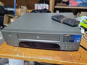 Ge Vg2058 Vcr Video Cassette Recorder Tested With Remote