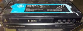 Ge Vg4010 Model 4 Head Pro-fect Video System Qp Vhs Hq For Parts Or Repair Only