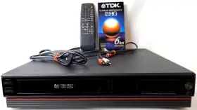 Vg4016 Ge Vcr 4 Head Pro-fect Tested With A Free Touchy Remote Read Description