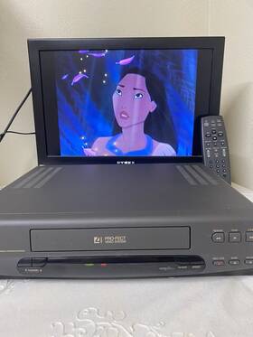 Ge Vg4038 Vcr Video Cassette Recorder Vhs Player 4 Head Oem Remote Tested Works