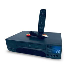 Ge Vg4040 Vcr Vhs Player With Remote Control And Av Cord Tested Working