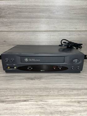 Ge Vg4052 Vcr Vhs Player Recorder General Electric Model Gray Tested Works