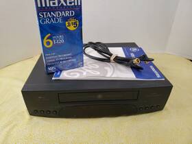 Ge Vg4056 General Electric Vcr Player Coax No Remote Original Inst Tested Works