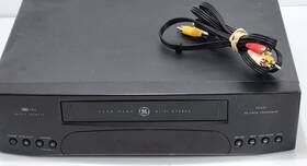 Ge Vg4257 General Electric Vcr 4 Head Hi-fi Stereo Vhs Player Av No Remote