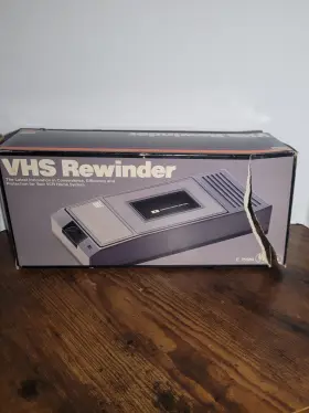 E75589 Gemini Vintage Vhs Cassette Tape Rewinder Fast Auto Stop Model New