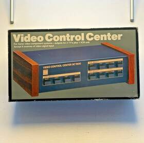 Gemini Sc1900 Vintage Cable Vcr Video Control Center Output 1 2 Tv Plus