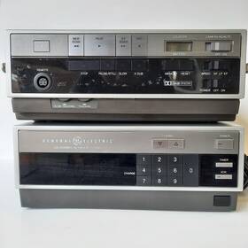 General Electric 1cvd4020x Vintage Vcr 4 Head Vhs Recorder Tuner Adapter Japan