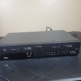 Go Video Ddv3120 Vintage Go-video Dual-deck Vhs Vcr Recorder / Player Copier No Remote