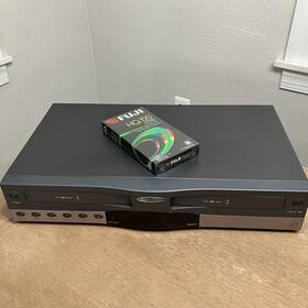 Go Video Ddv9475 Vtg Dual-deck Vhs Vcr Recorder With Commercial Skip Tested