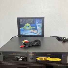 Go Video Ddv9700v Vcr With Remote Dual Deck Vhs Player Recorder Vtg Plus