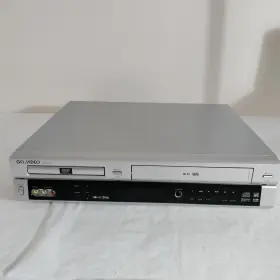 Dvr4175 Go Video Silver Dvd Vcr Combo Player And Vhs Recorder Tested Works