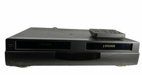 Go Video Gv-2030xy Cassette Vcr Vhs Recorder With Remote- For Parts Only