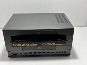 Go Video Gv-6010/6100/6150 Govideo Dual Deck Vcr With Auto-rewind And Commercial Skip