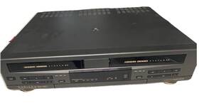 Go Video Gv3050 Govideo Dual Deck Vcr Vhs Player Recorder 4-head Hi-fi Stereo No Remote
