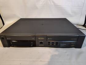 Go Video Gv4010 Dual Deck System Vcr Vhs Player Gv4010- No Remote - Tested Read