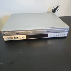 Go Video Vr5940 Dvd Vcr Recorder Player Silver Tested Works No Remote