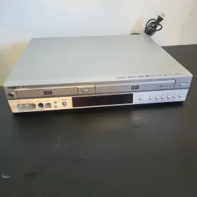 Vr5940 Go Video Dvd Vcr Recorder Player Silver Tested Works No Remote