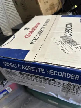 Ec980cm Goldstar 048231421416 Vintage Video Cassette Recorder Vcr New Nos