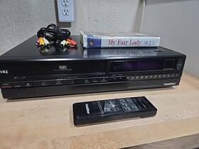 Goldstar Ghv-1210 Vintage Ghv-1210m Vcr Vhs Player With Remote Tested Works My Fair Lady