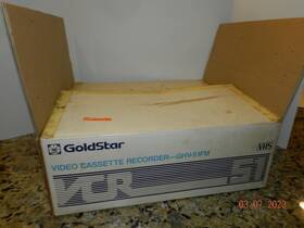 Goldstar Ghv-51fm Vcr With Box No Remote