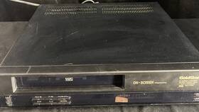 Goldstar Ghv1700 Ghv-1700m Video Cassette Recorder Vcr Vhs Working No Remote