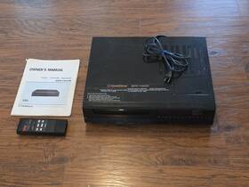 Goldstar Gvh-1400m Vhs Player With Quartz Tuning System Inc. Manual And Remote Ghv-1400m