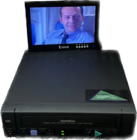 Gvp-c125 Goldstar Ac/dc Vcr Vhs Video Cassette Player - With Power And Hook Up